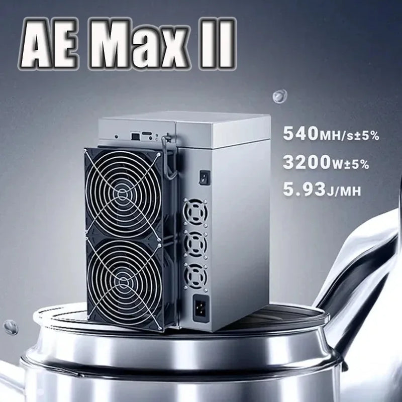 Goldshell AE Max II ALEO Miner 540Mh/S 3200W for Aleo Coin Mining Zksnark Algorithm Crypto Asic Miner with PSU 220V Input