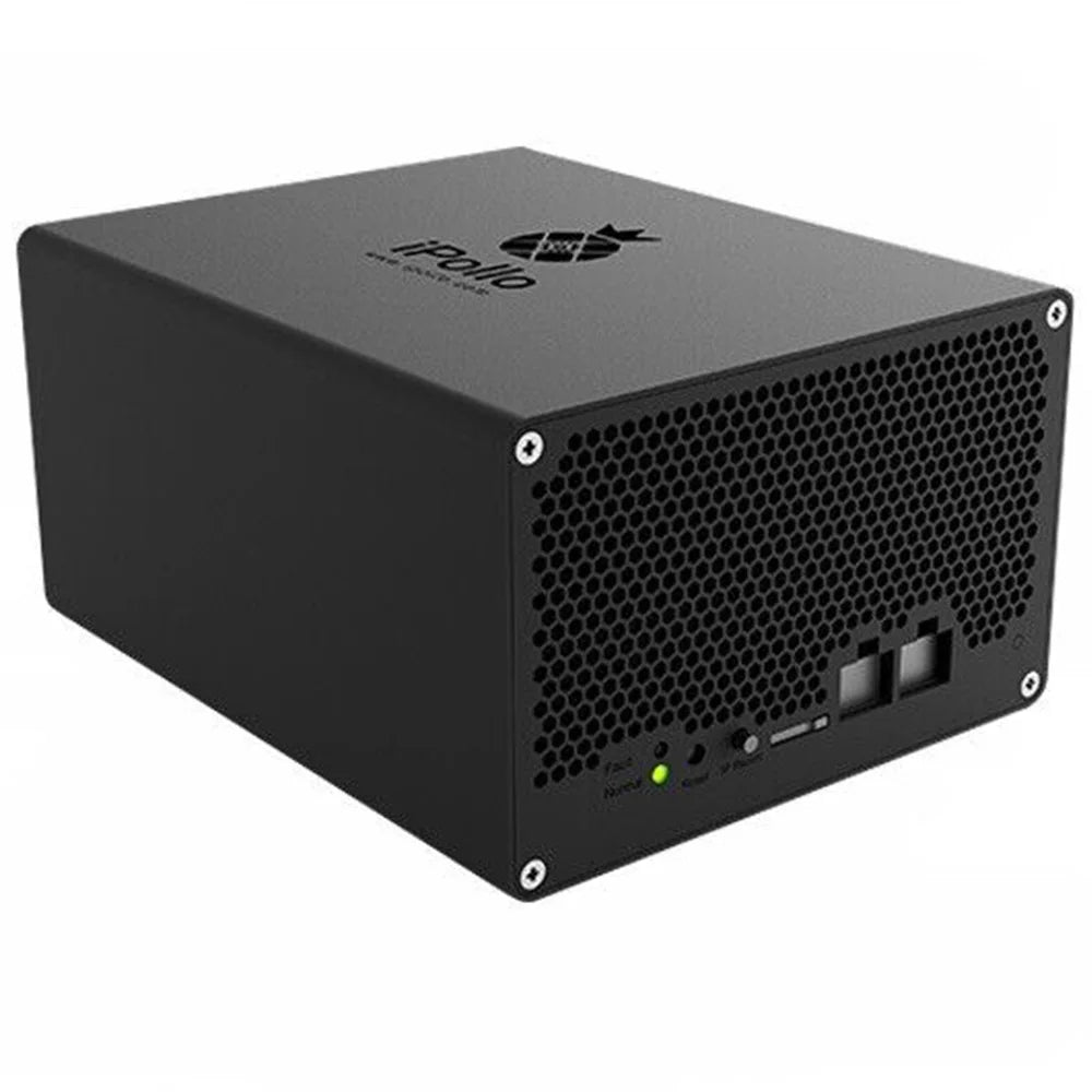 New Ipollo V1 Mini ETC Miner 280Mh/S 240W Ethash ETC Mining Machine with PSU and Power Cord 6GB RAM Ipollo Miner ETC Asic Miner