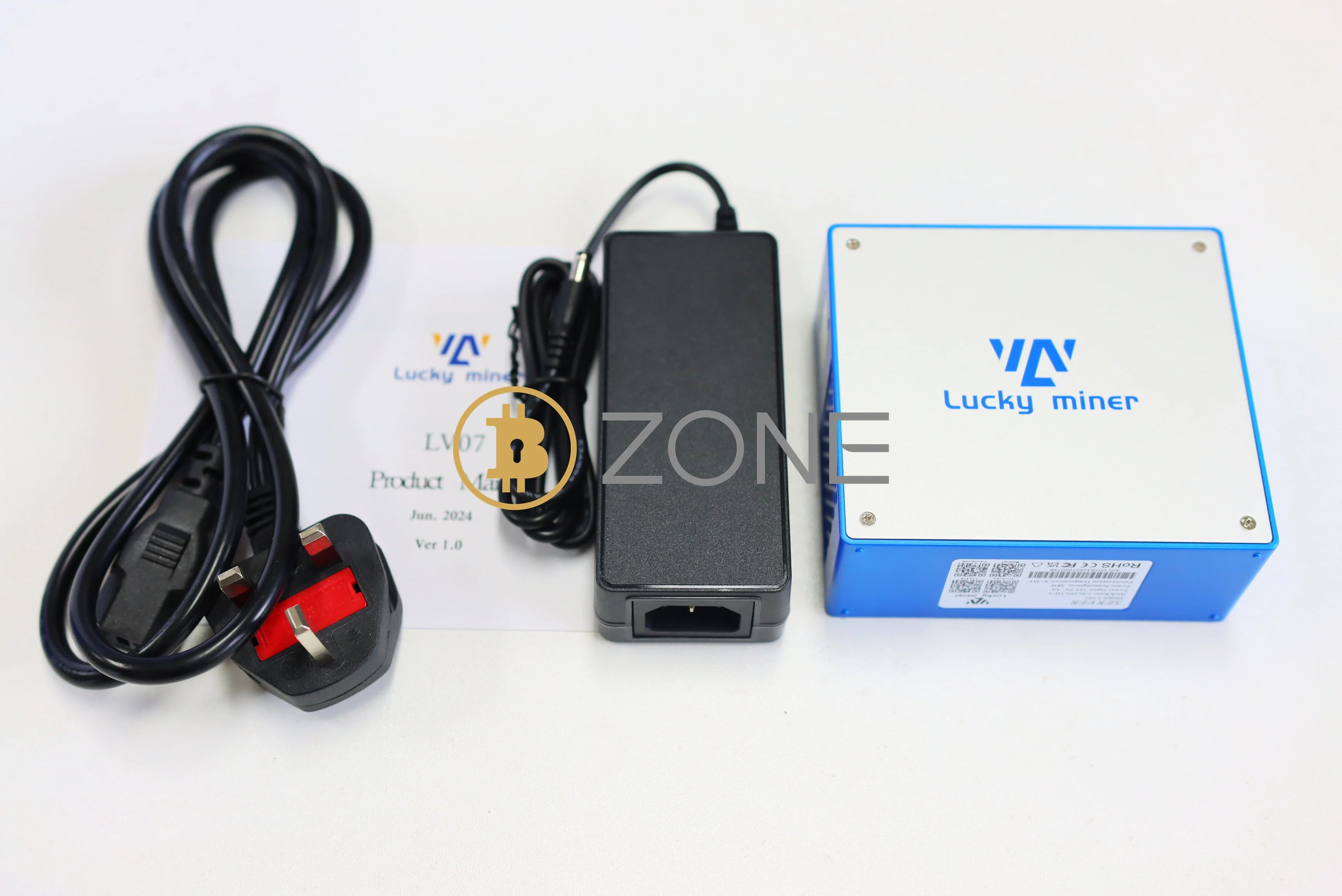 Bitcoin Miner Lucky Miner LV07 1TH/S 25W Win 3.125 BTC Bitcoin Crypto Solo Miner SHA256 Wifi Home Miner