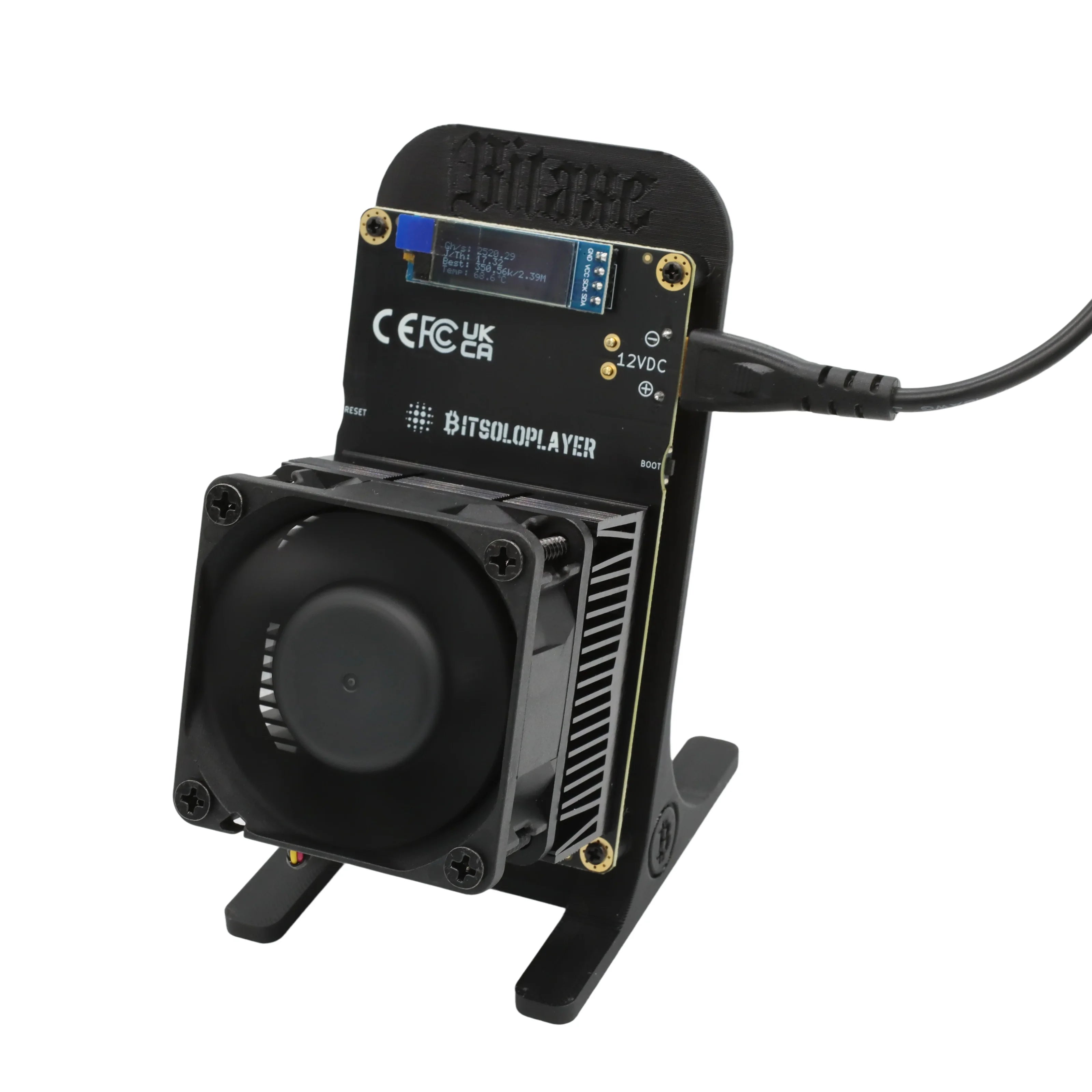 Bitaxe GT 801 ASIC Bitcoin Miner 2.4Th/S 40W BM1370 Chip Open Source Home Crypto Miner