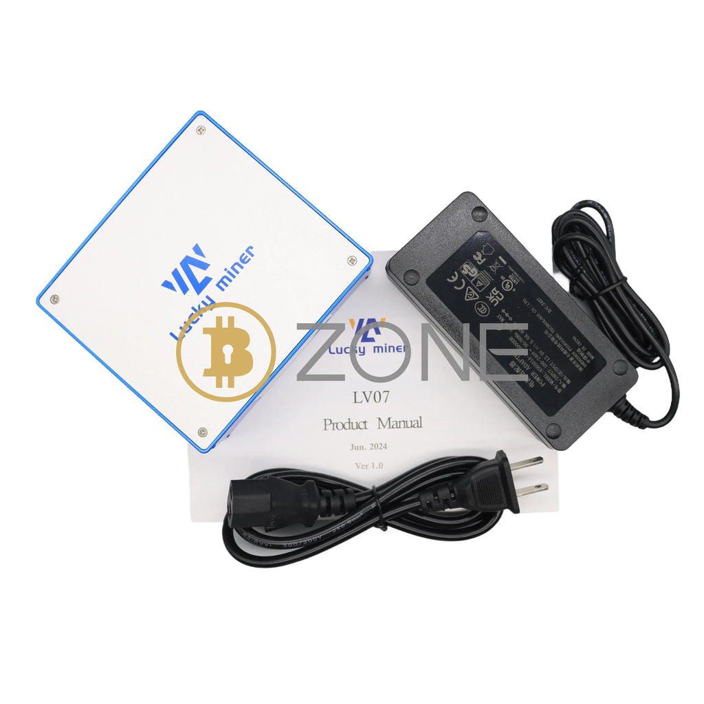 Bitcoin Miner Lucky Miner LV07 1TH/S 25W Win 3.125 BTC Bitcoin Crypto Solo Miner SHA256 Wifi Home Miner
