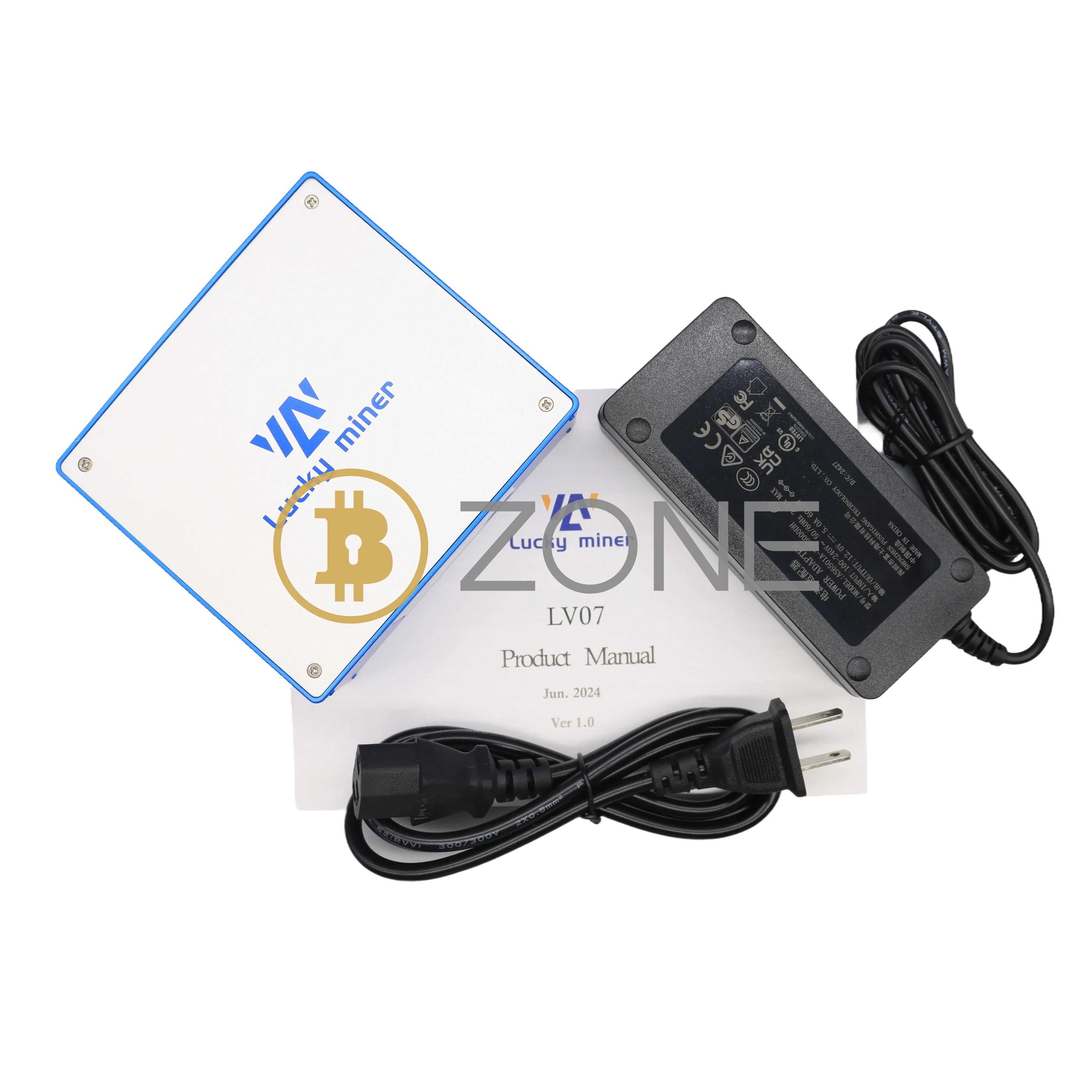 Bitcoin Miner Lucky Miner LV07 1TH/S 25W Win 3.125 BTC Bitcoin Crypto Solo Miner SHA256 Wifi Home Miner