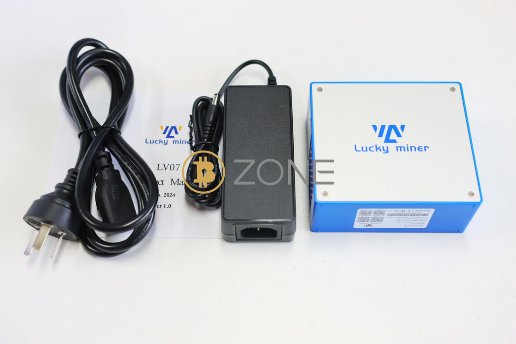 Bitcoin Lucky Miner LV07 1TH/S 26W SHA256 Algorithm Crypto Solo Asic Cryptocurrency Miner