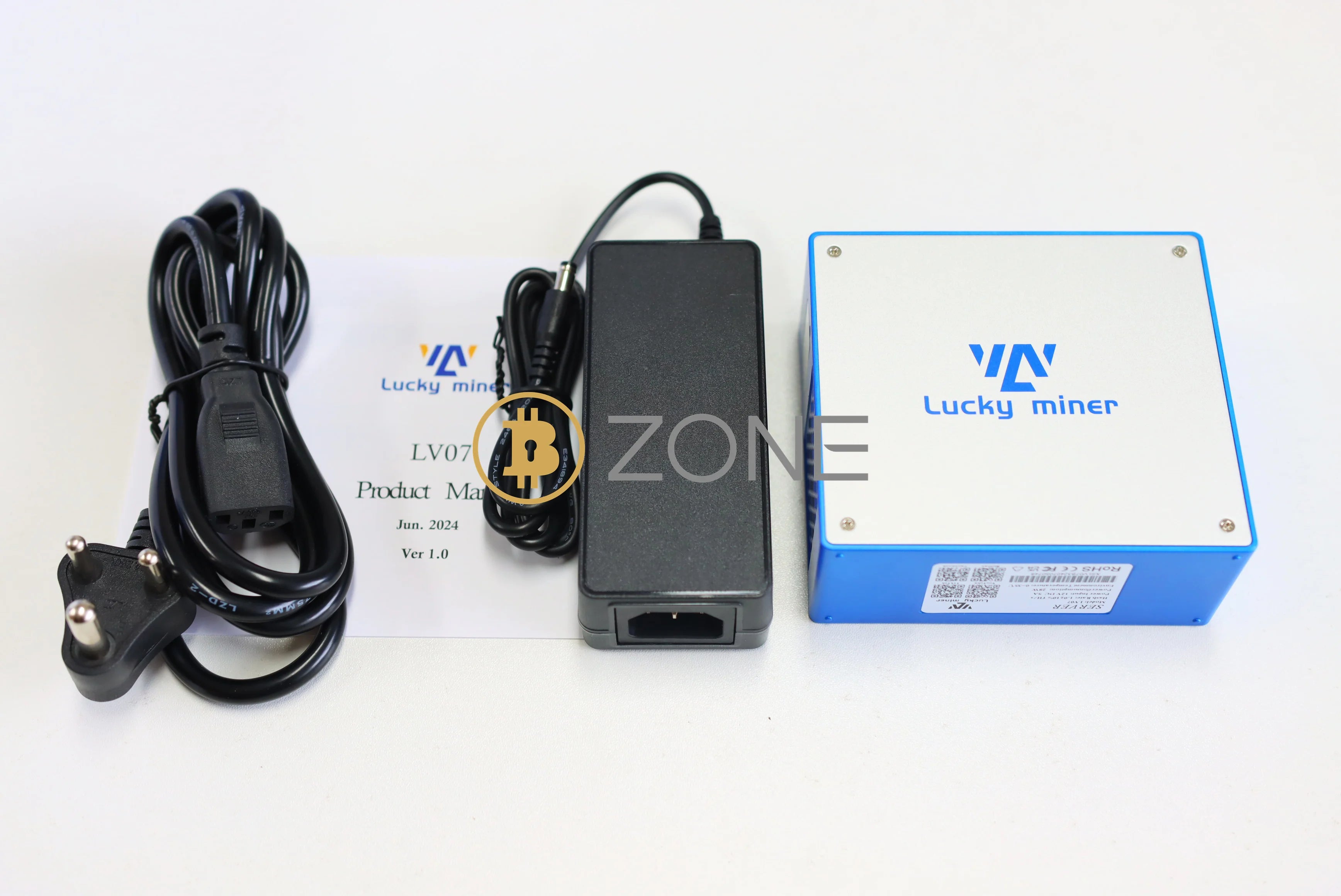Bitcoin Lucky Miner LV07 1TH/S 26W SHA256 Algorithm Crypto Solo Asic Cryptocurrency Miner
