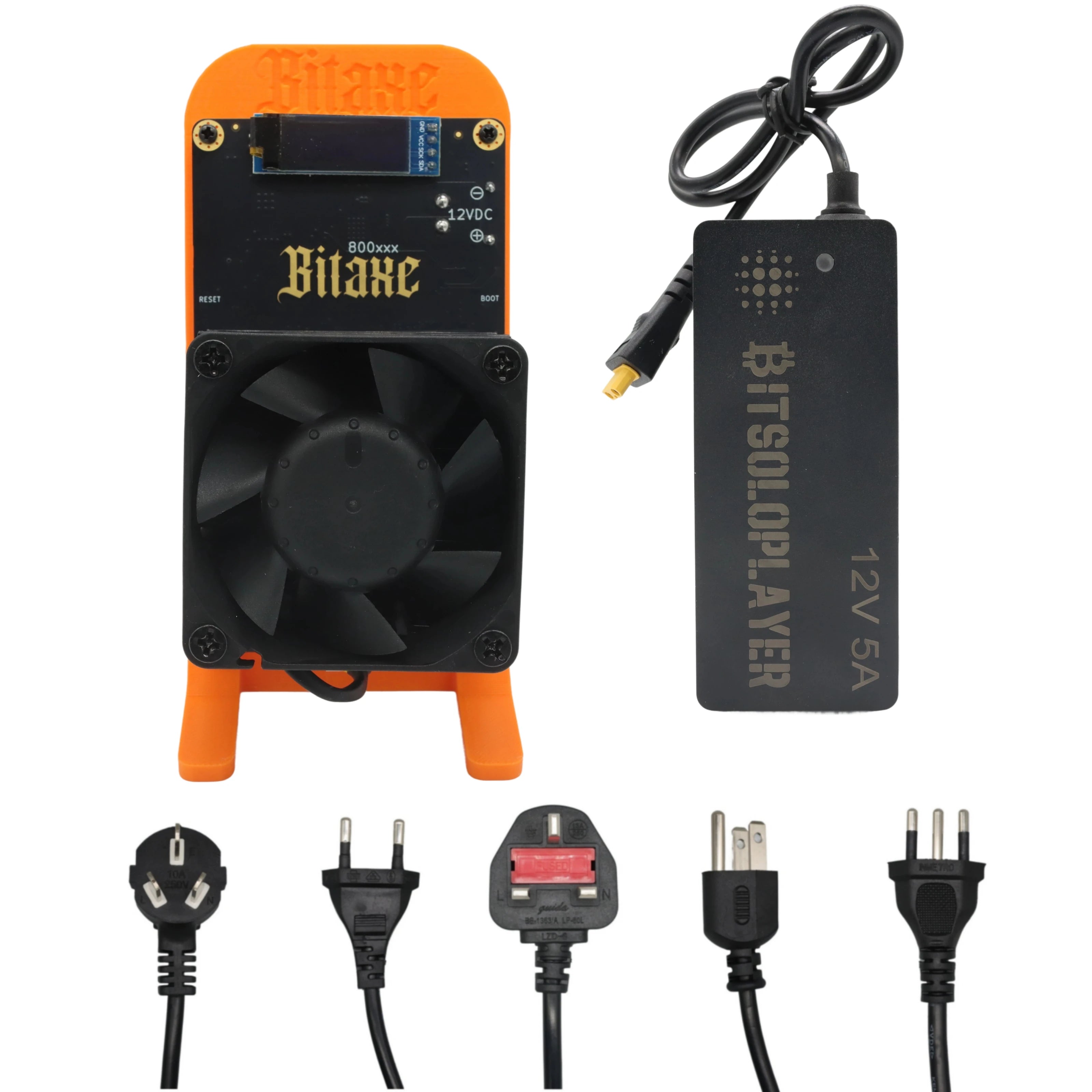 Bitaxe GT 801 ASIC Bitcoin Miner 2.4Th/S 40W BM1370 Chip Open Source Home Crypto Miner