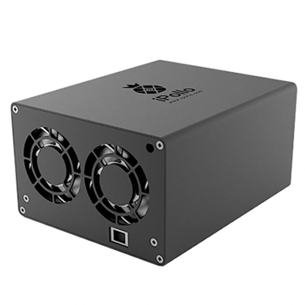 New Ipollo V1 Mini ETC Miner 280Mh/S 240W Ethash ETC Mining Machine with PSU and Power Cord 6GB RAM Ipollo Miner ETC Asic Miner