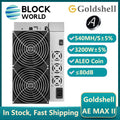 Goldshell AE Max II ALEO Miner 540Mh/S 3200W for Aleo Coin Mining Zksnark Algorithm Crypto Asic Miner with PSU 220V Input